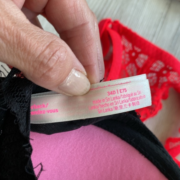 Pink Date Racerback 34D - Picture 3 of 4